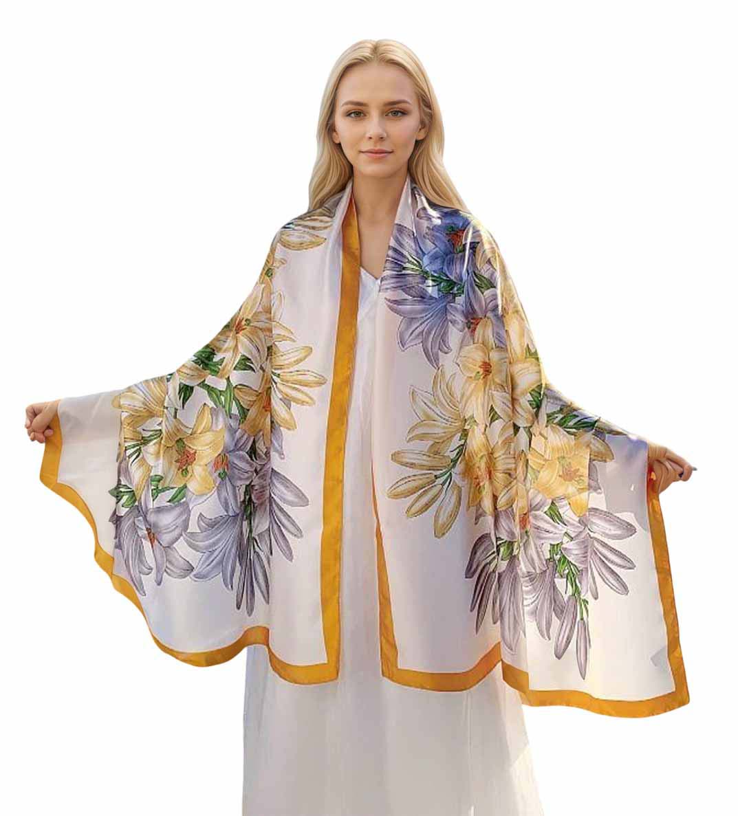xyueanlo SR-026 Satin Royale Scarf - View 1
